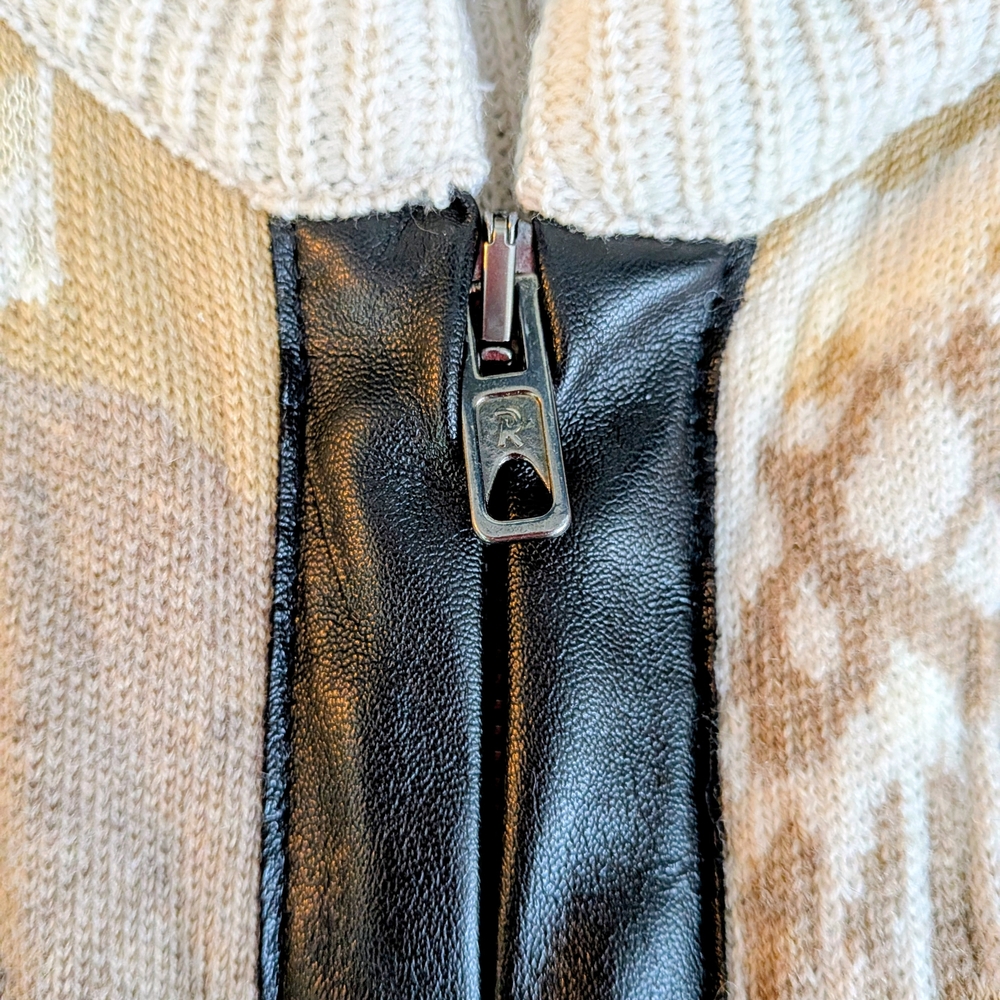 Chacok Meribel Zip Cardigan Sweater Women’s Size 1 Wool Blend Made in France - Picture 5 of 8